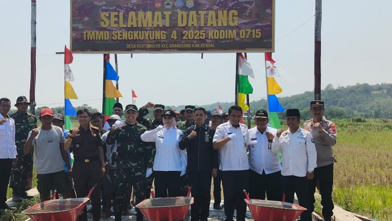 TMMD Sengkuyung Tahap IV Kodim Kendal Resmi Dimulai