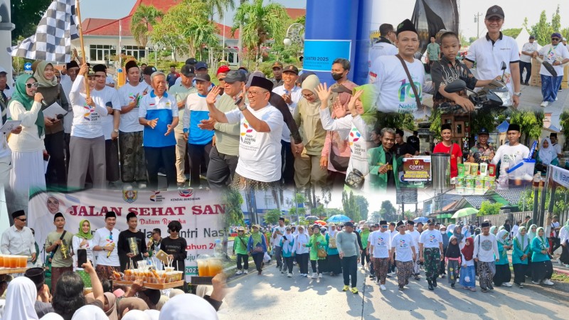 Acara Jalan Sehat Semarakkan Peringatan Hari Santri Nasional di Kendal