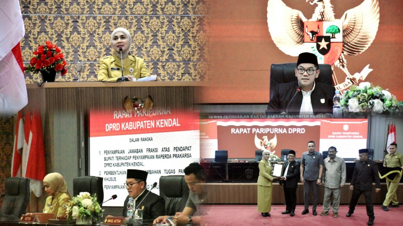 DPRD Kendal Gelar Rapat Paripurna Raperda APBD Tahun 2026