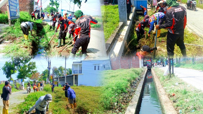 Respon Cepat Laporan Warga, DPUPR Bersihkan Saluran Drainase di Sarirejo