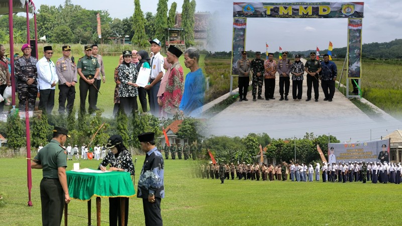 TMMD Sengkuyung Tahap IV Bentuk Pemerataan Pembangunan di Kendal