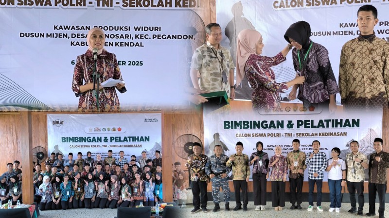 Buka Program Binlat Karir Kedinasan, Bupati Dorong Pemuda Berdaya Saing