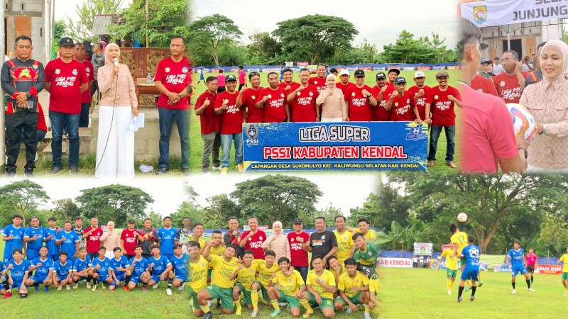 Mbak Tika Buka Pelaksanaan Kompetisi Super Liague Askab PSSI Kendal