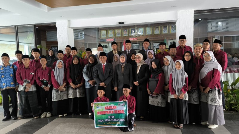 Bupati Kendal Lepas Kafilah MTQH Kabupaten Kendal Menuju Tingkat Provinsi