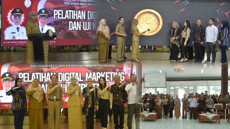 Tingkatkan Produktivitas UMKM, Pemkab Kendal Gelar Pelatihan Digital Market