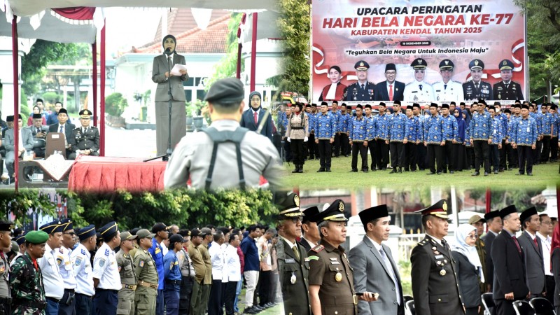 Hari Bela Negara ke-77 di Kendal, Bupati Tekankan Gotong Royong dan Peduli