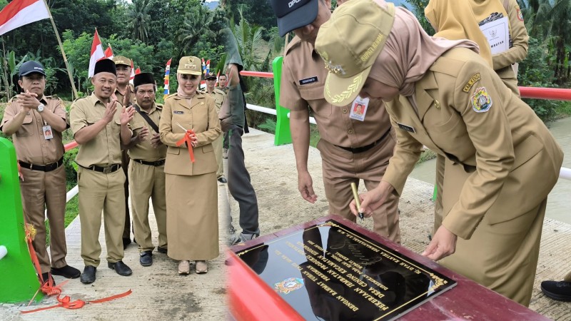 Jembatan Cening Resmi Difungsikan, Dukung Akses Pertanian Singorojo