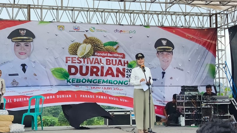 Festival Durian 2026 Meriah, Bupati Kendal Dorong Branding Durian Lokal