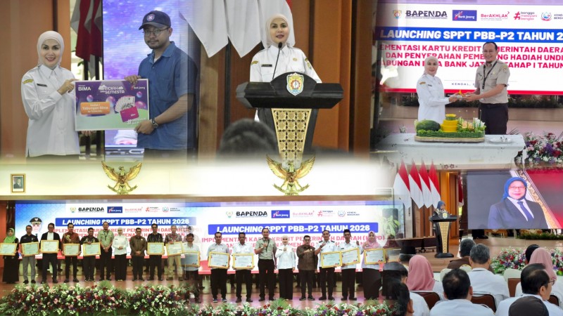 Bersama Bank Jateng, Pemkab Kendal Launching SPPT PBB-P2