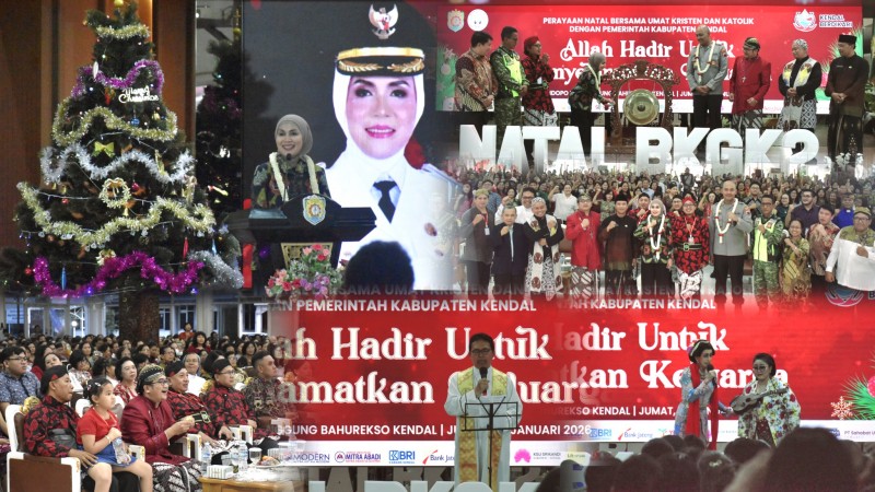 Bupati Kendal Hadiri Perayaan Natal BKGK2 Kendal