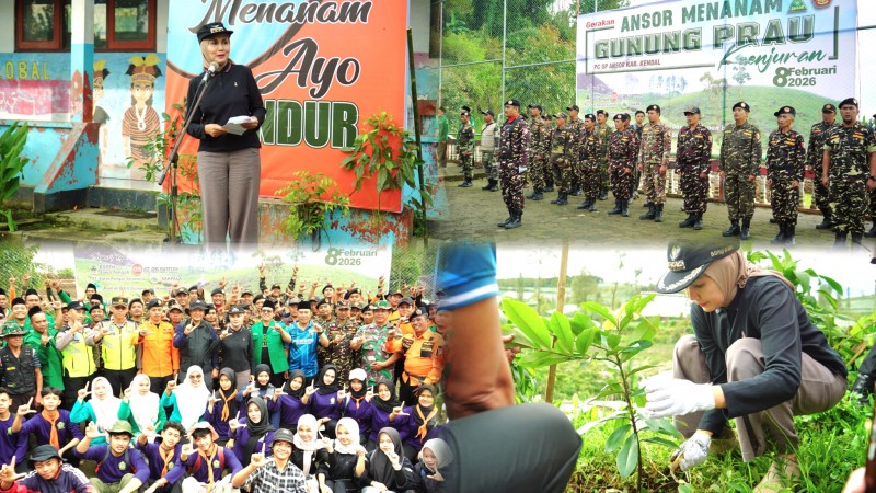 Acara Ansor Menanam, Bupati Kendal Ajak Semua Pihak Peduli Lingkungan