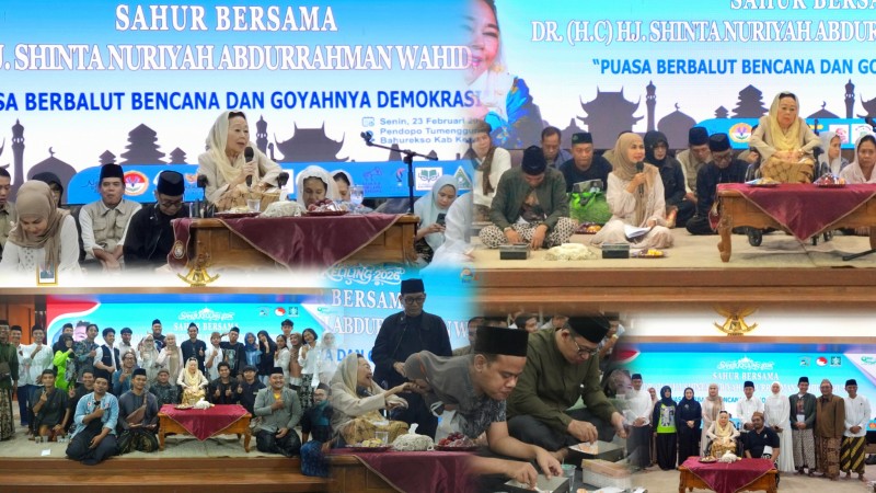 Pemkab Kendal dan Masyarakat Sahur bersama Nyai Hj. Shinta Nuriyah