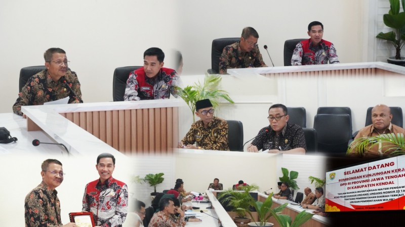 Kunker Komite I DPD RI di Kendal Bahas Pengawasan UU Nomor 23 Tahun 2014