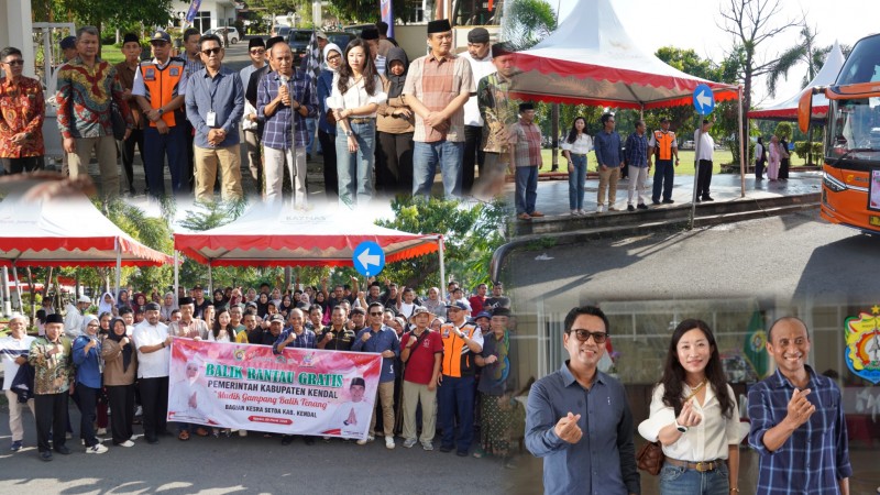 Pemkab Kendal Lepas Keberangkatan Pemudik Balik Rantau