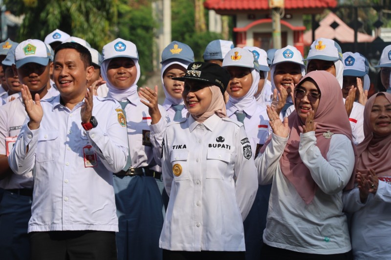 246 Calon Paskibraka Kendal Ikuti Tes Kesehatan dan Parade