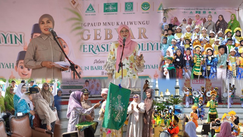 Bupati Kendal bersama Bunda Paud Jateng Membuka Acara Gebyar Generasi NU