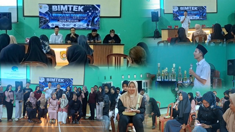 Pemdes Trisobo dan Diskominfo Ajak Generasi Muda Melek Literasi Digital