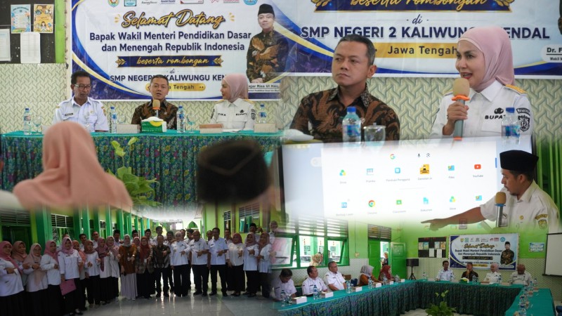 Wamen Dikdasmen RI Kunker ke Kendal, Evaluasi SPMB dan Kesiapan MPLS