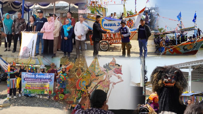Lestarikan Budaya, Bupati Kendal Hadiri Tradisi Sedekah Laut di Bandengan