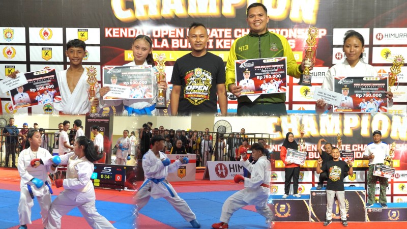 FORKI Sukses Gelar Kejuaraan Open Karate Championship Piala Bupati Kendal