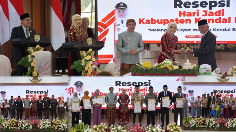 Gelar Resepsi Hari Jadi, Pemkab Kendal Apresiasi Insan Berprestasi