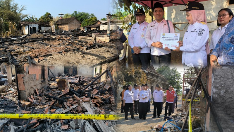 Bupati Kendal Serahkan Bantuan untuk Korban Kebakaran di Kedungasri