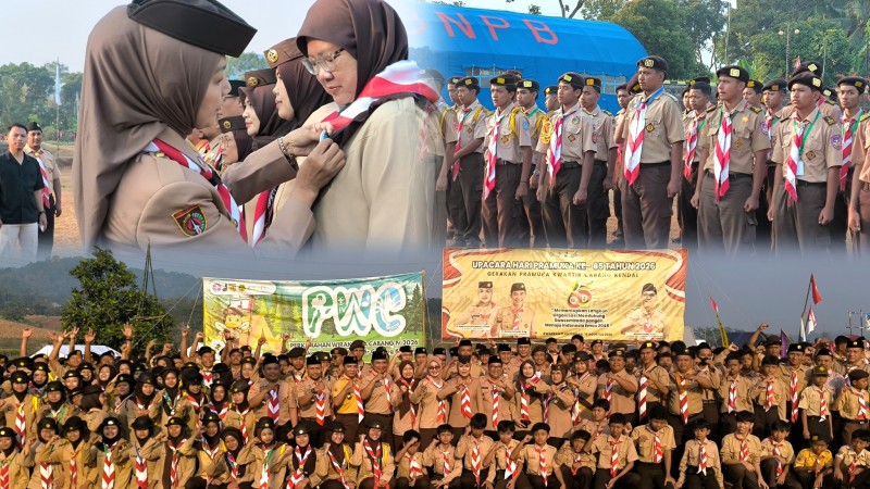 Peringatan Hari Pramuka ke-65 dan PWC ke-IV Kwarcab Kendal Jadi Momentum Pe