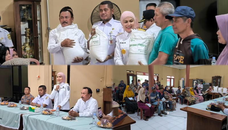 Pemkab Kendal Salurkan Bantuan Beras untuk Warga Desa Penjalin