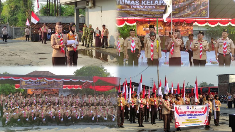 Estafet Tunas Kelapa Teguhkan Peran Pramuka Mendukung Swasembada Pangan