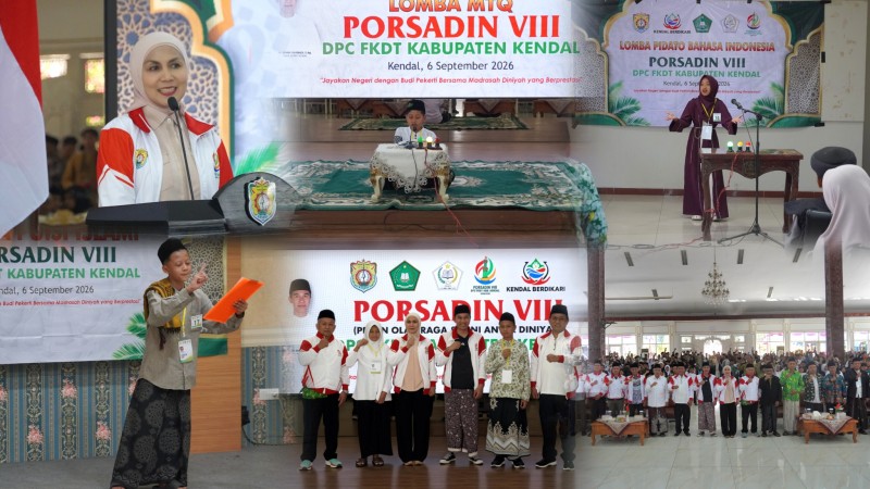 Bupati Kendal Buka Porsadin VIII, Wadah Latih Potensi dan Karakter Santri