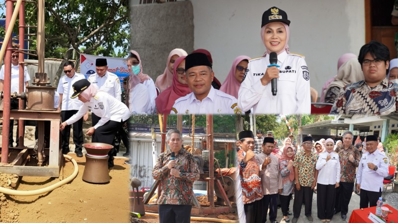 Pemkab Kendal dan PT. Arlisco Electrika Perkasa Salurkan Bantuan Sumur Bor